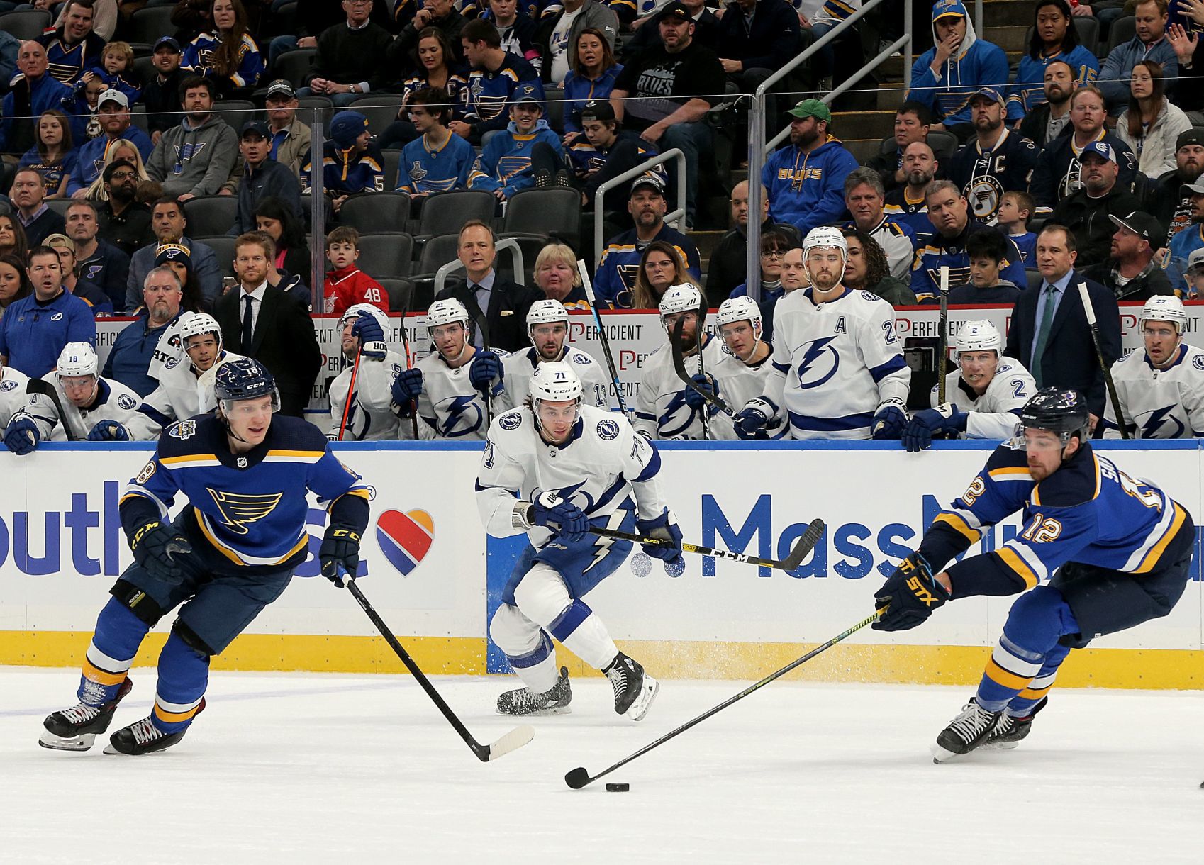 Blues host Lightning